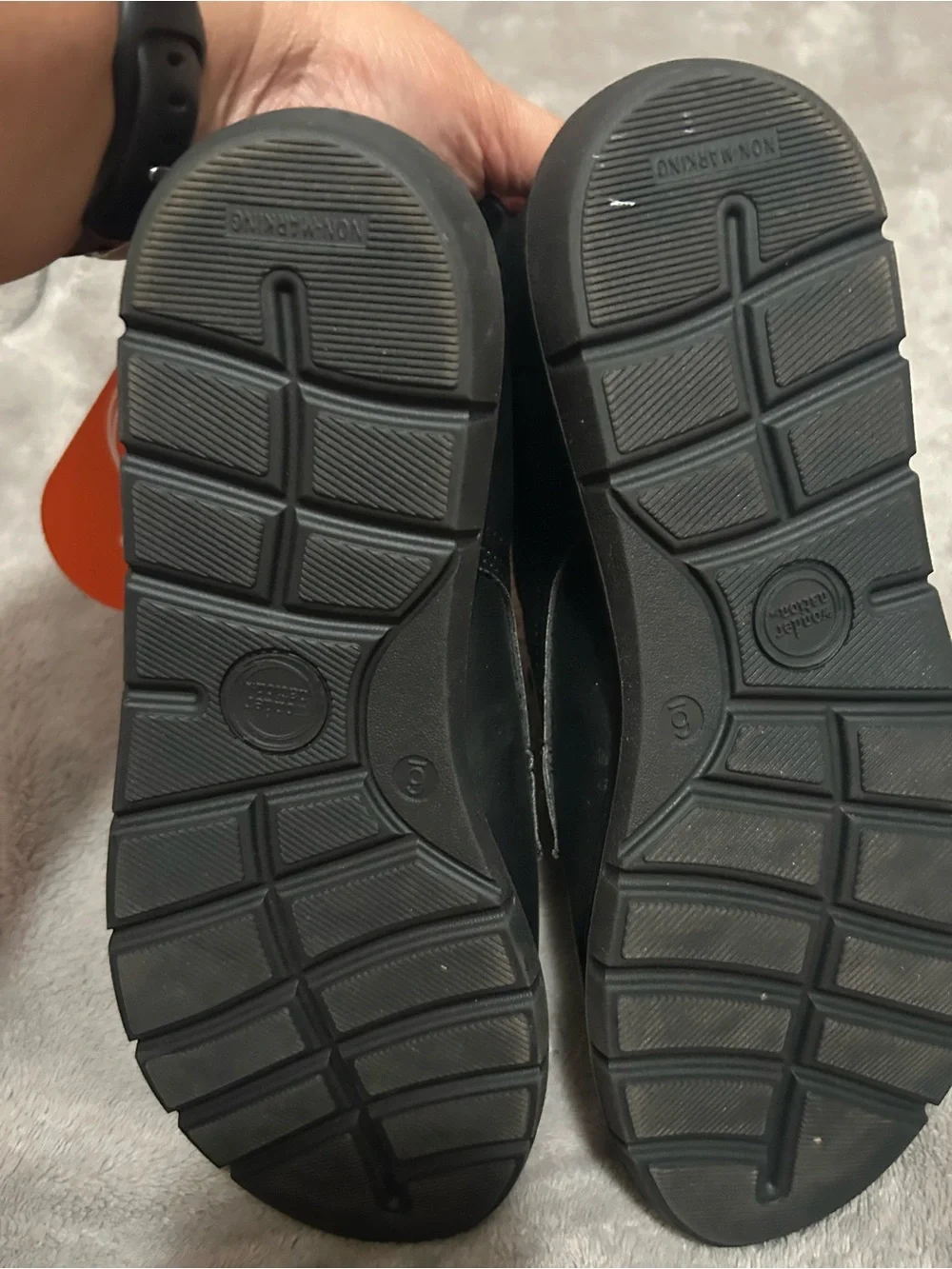 Boys Black Lace-Up Dress Shoes